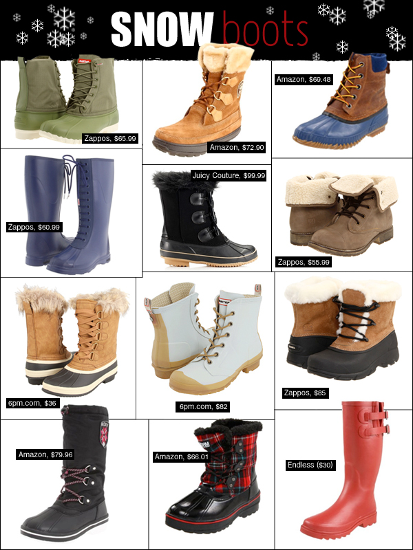 stylish snow boots, snow boots under $100