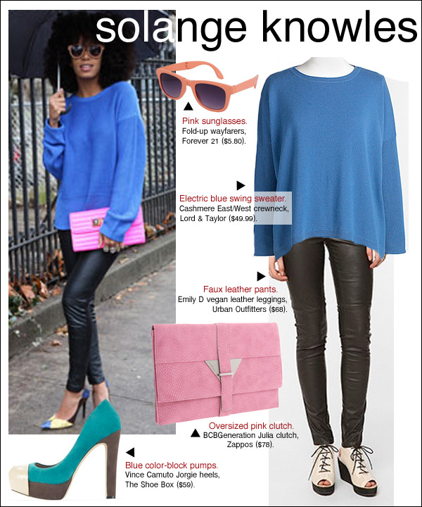 solange knowles style, solange knowles leather, solange knowles vogue