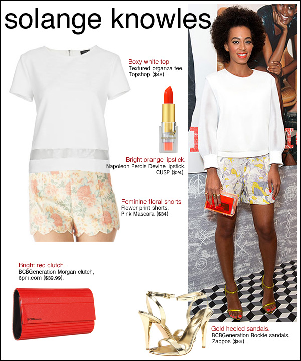 solange style, solange knowles shorts, solange knowles hair